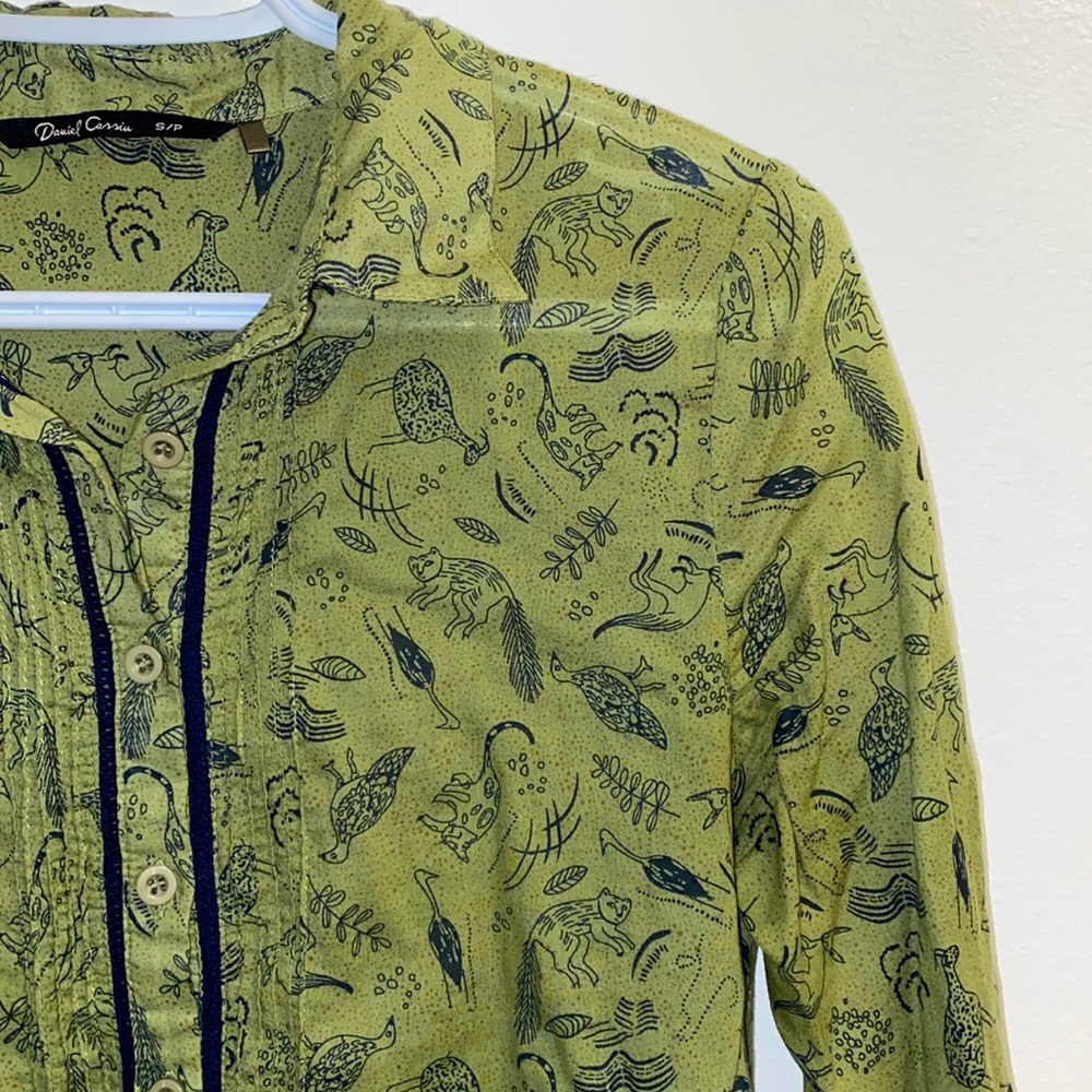 Daniel Cassin Buttoned Down Patterned Shirt